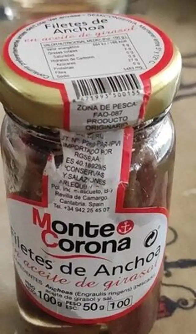 Filetes de anchoa