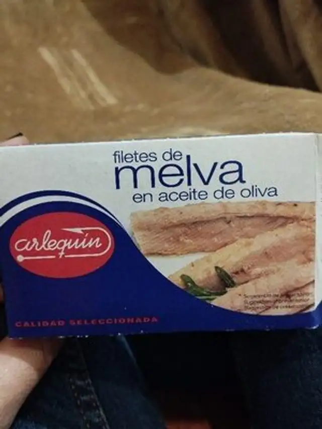 Filetes de melva ingredients label