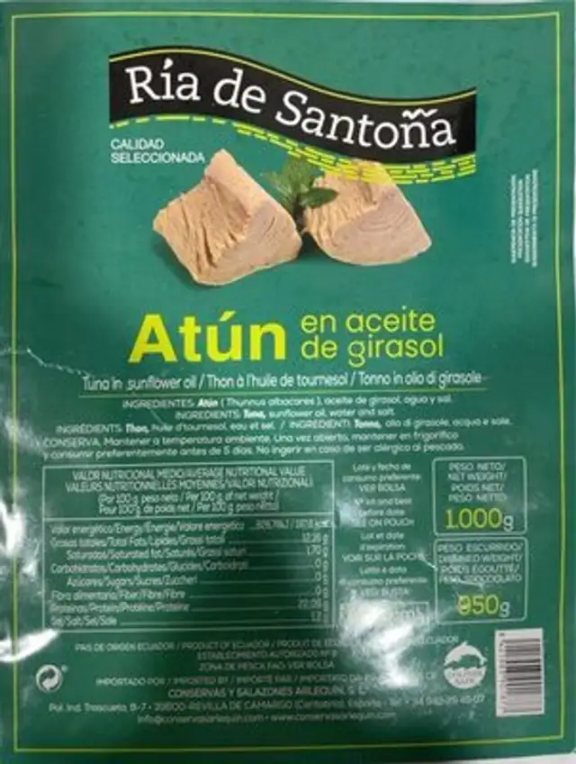 Atun en aceite girasol