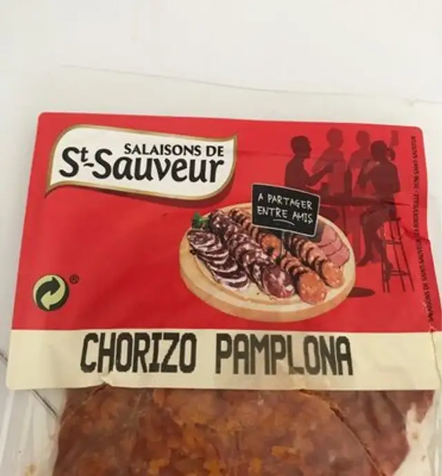 Chorizo pamplona nutrition facts table