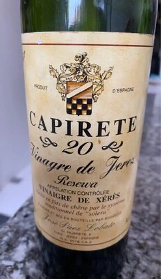 Capirete 20 vinaigre de xeres