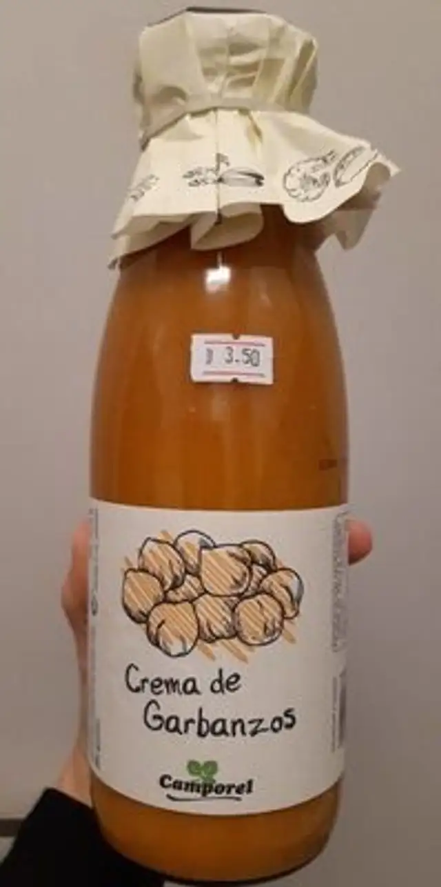 Crema de garbanzos