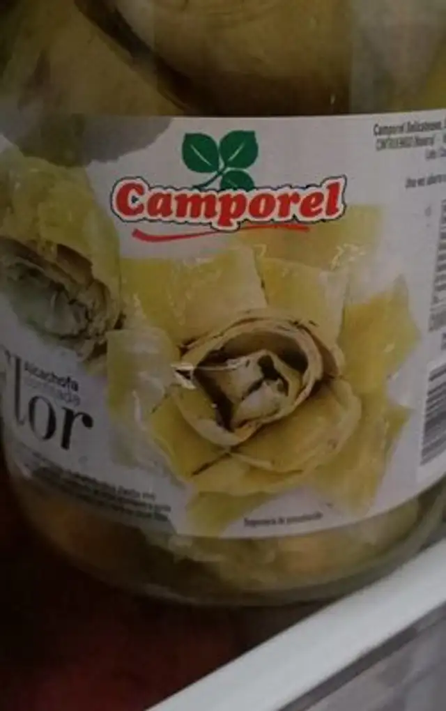 Alcachofa confitada Flor