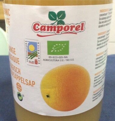 Zumo de naranja ecologico