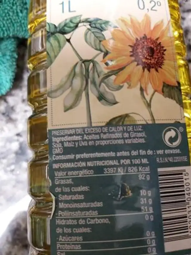Unknown ingredients label