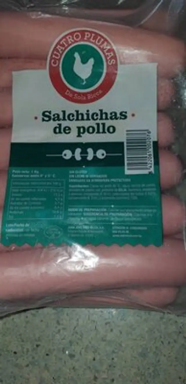Salchillas de pollo