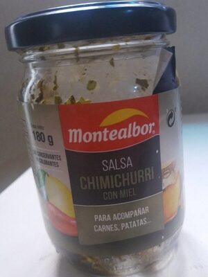 Salsa chimichurri con miel