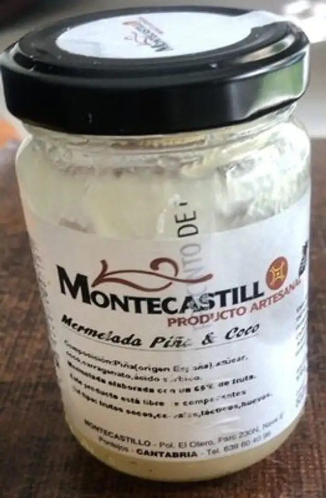 Mermelada piña y coco
