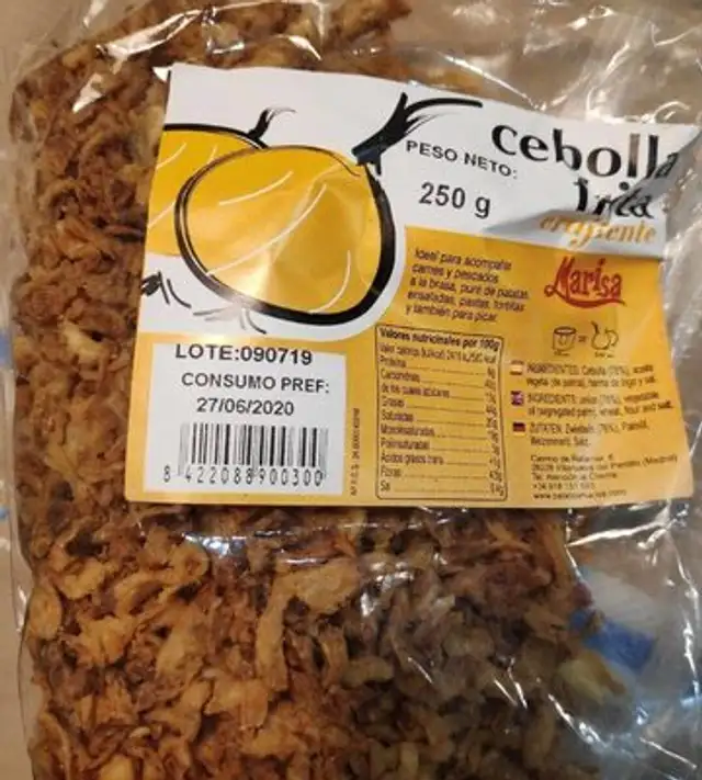 Cebolla frita