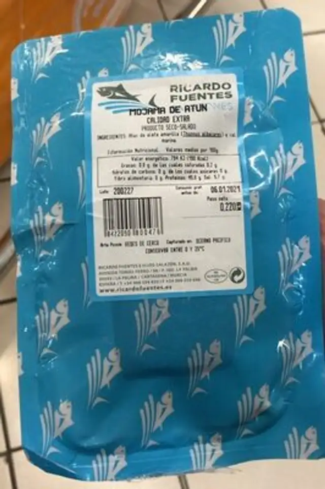 Mojama de atun