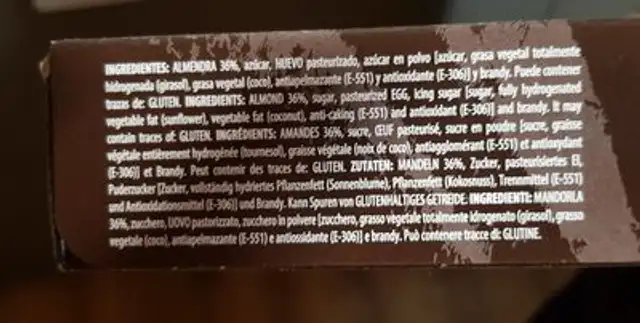 Lamastelle nutrition facts table