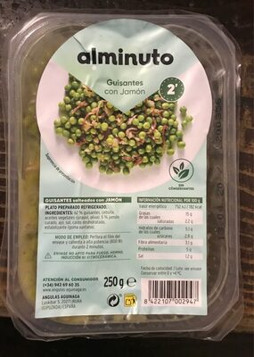 Guisantes con jamón