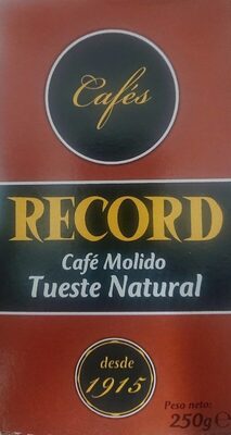 Café molido de tueste natural