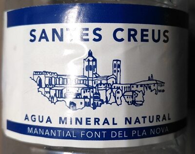 Aigua mineral natural front packaging