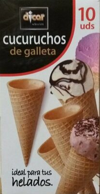 Cucuruchos de galleta