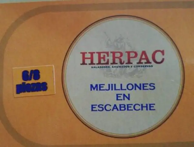 Mejillones en escabeche