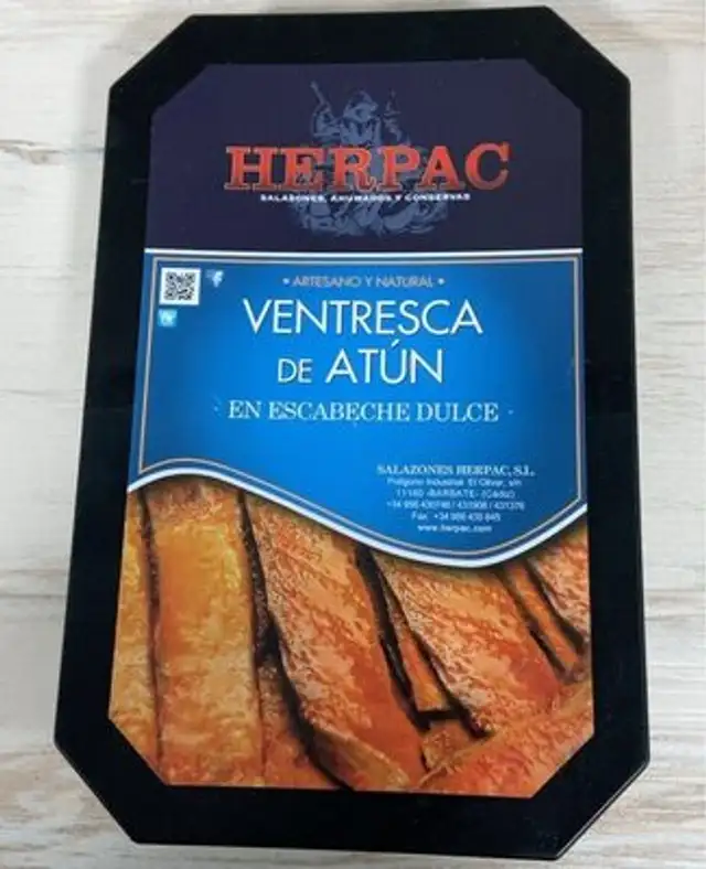 Ventresca de atún en escabeche dulce