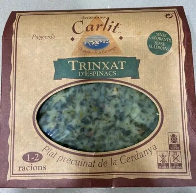 Trinxat d'espinacs