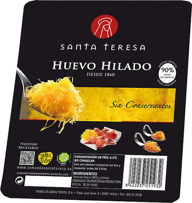 Huevo hilado sin gluten