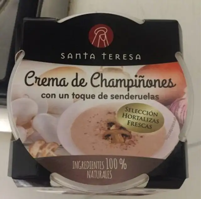 Crema de champiñones