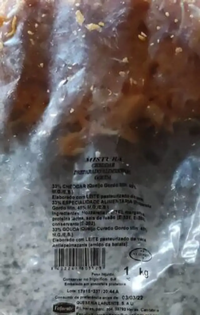 Cheddar preparado alimenticio gouda