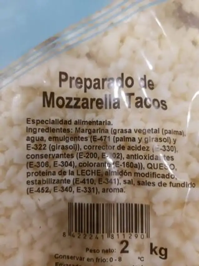Unknown ingredients label