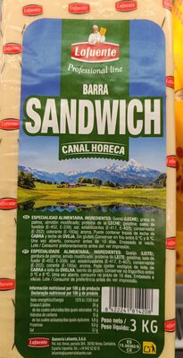 Queso barra sandwich