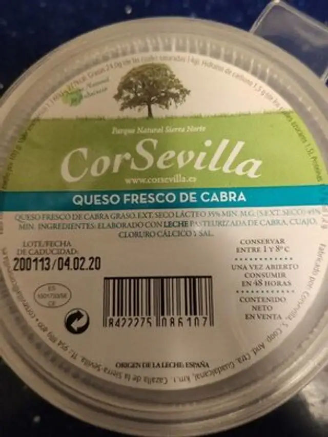 Queso fresco de cabra