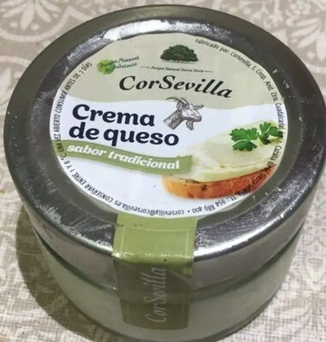 Crema de queso sabor tradicional