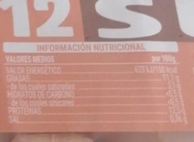 Huevos de gallina criadas en el suelo nutrition facts table