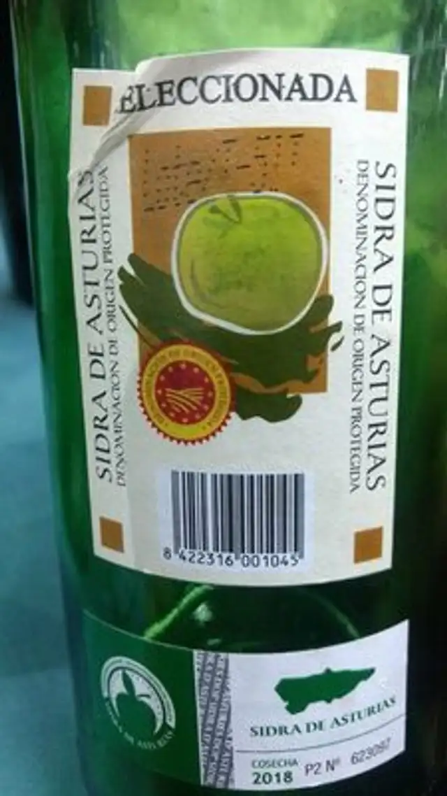 Cidre naturel nutrition facts table