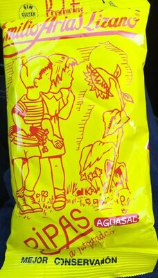 Pipas aguasal front packaging