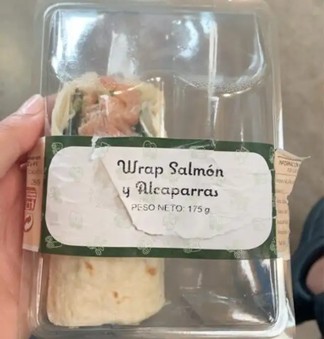 Wrap Salmón y Alcaparras