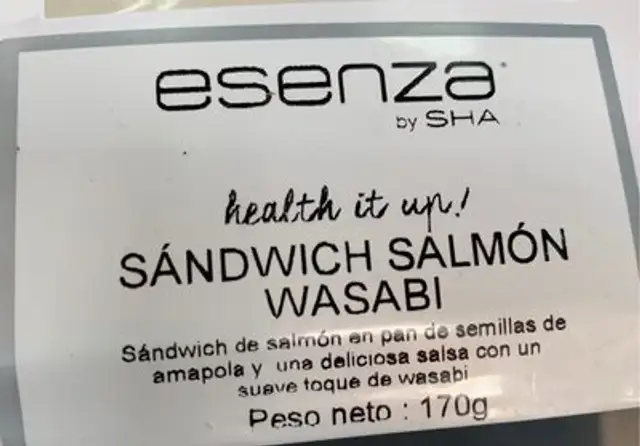 SÁNDWICH SALMÓN WASABI