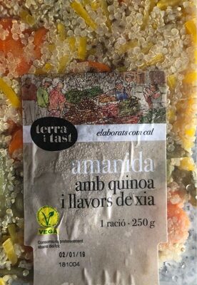 Amanida amb quinoa i llavors de xia