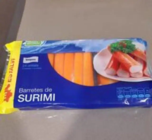 Barretes de surimi