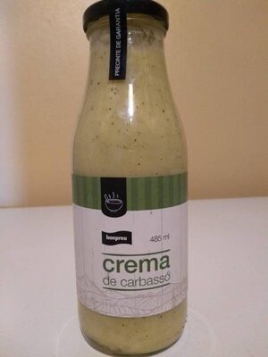 Crema de carbassó front packaging