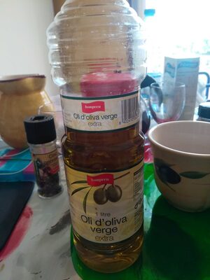 Oli d'oliva verge extra front packaging