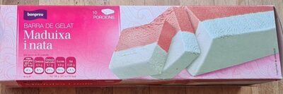 Barra de helado Fresa y nata