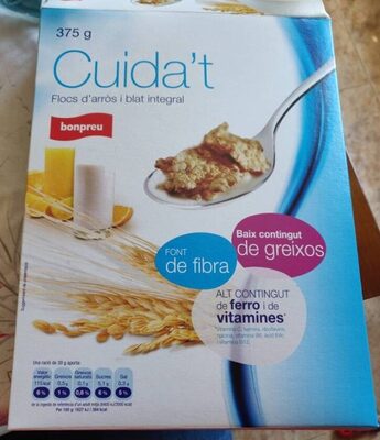 Cuida't flocs d'arros i blat integral