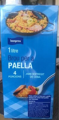 Caldo para paella con sofrito de cebolla