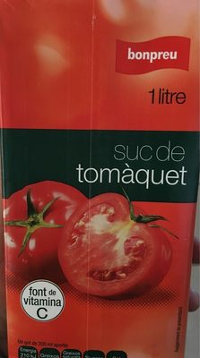 Suc de tomàquet front packaging