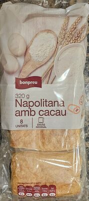 Napolitana amb cacau