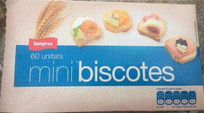 Mini biscotes front packaging