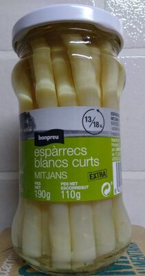 Espàrrecs blanca curts mitjans