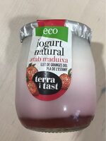 Iogurt natural amb maduixa