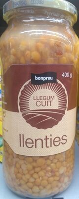 Legumbre cocida (lentejas)