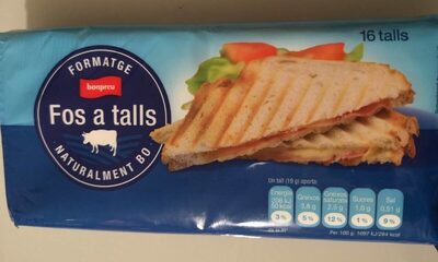 Formatge fos a talls