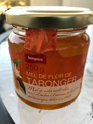 Mel de flor de taronger front packaging