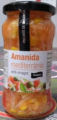 Amanida mediterrania front packaging